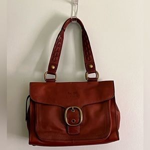 COACH Legacy Tattersol Signature Bleecker Leather shoulder bag